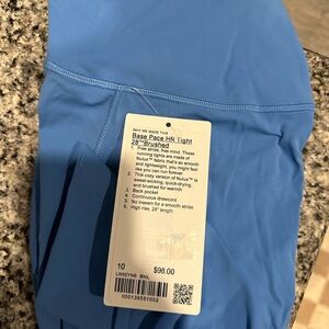 Women’s blue new lululemon blue leggings size 10